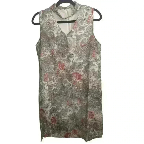 Simply Noelle Shift Dress Sleeveless Keyhole Size S/M 8-10 - Picture 1 of 5